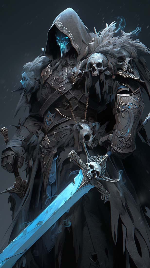 邪恶霸气死亡骑士的AI咒语prompt描述词丨Ai绘画关键词